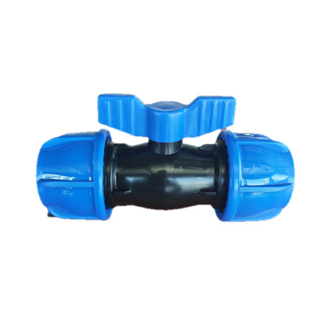 Robinet compresiune PE 40 x 40 mm